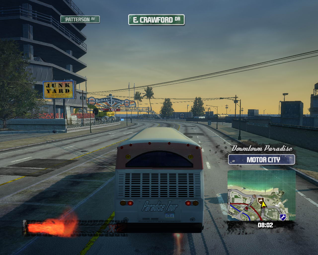 Screenshot for the game Burnout Paradise: The Ultimate Box (2009) PC | RePack by R.G. Mechanics