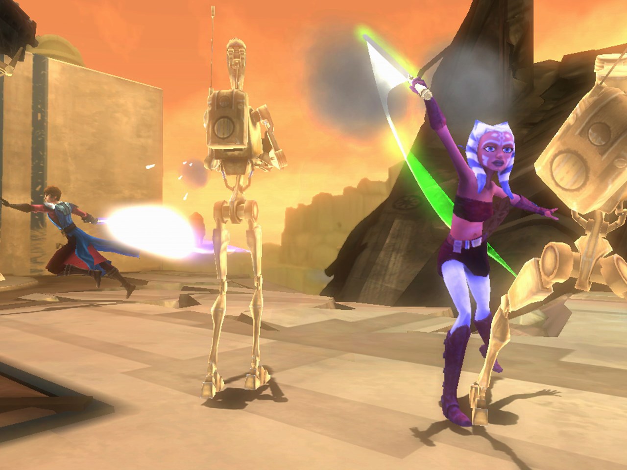 Screenshot for the game Star Wars: The Clone Wars Republic Heroes (2009) PC | RePack by R.G. Mechanics