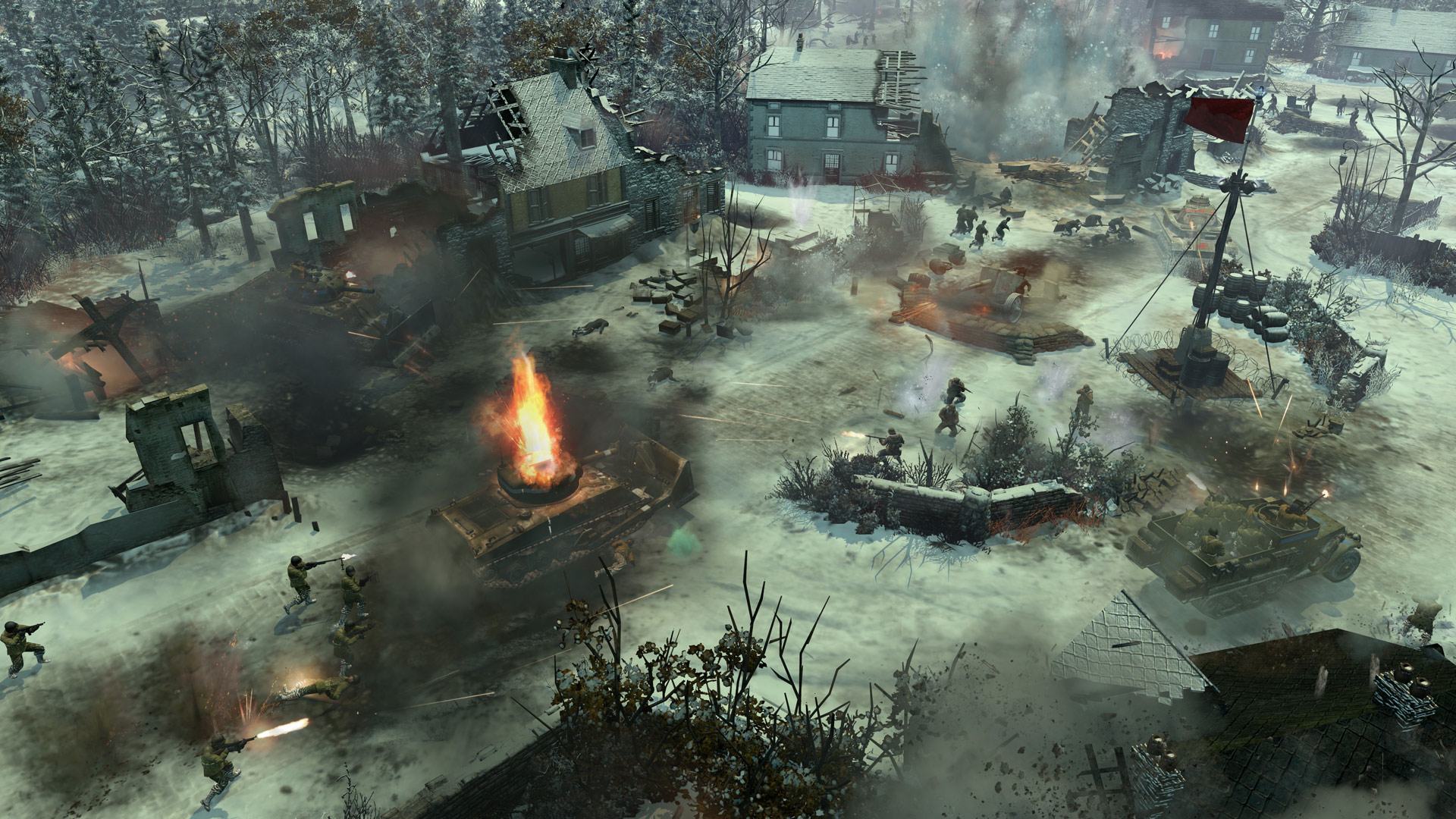 Screenshot for the game Company of Heroes (2009) PC | Rip from R.G. Mechanics