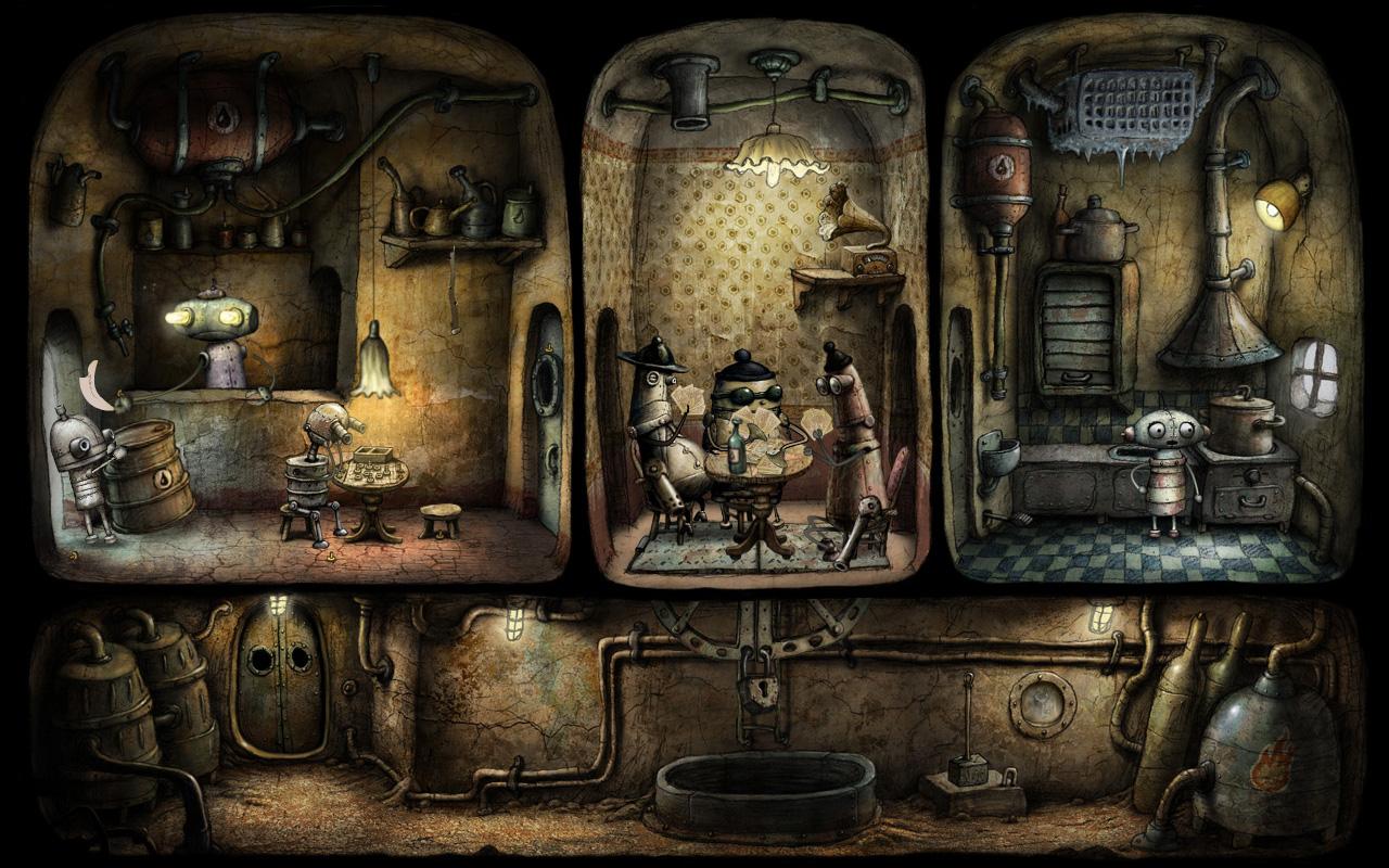 Screenshot for the game Машинариум / Machinarium (2009) PC | Repack от R.G. Механики