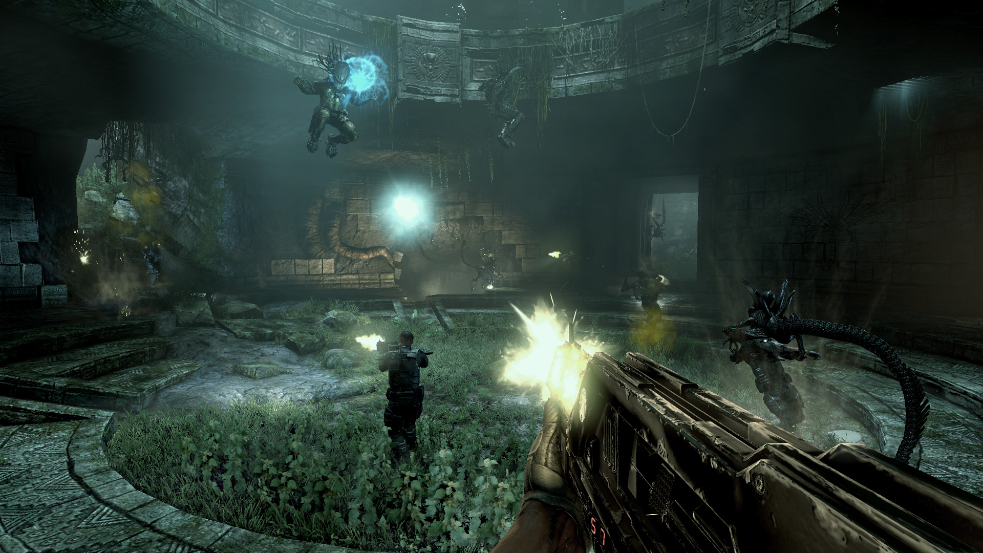 Screenshot for the game Aliens vs. Predator (2010) PC | RePack от R.G. Механики