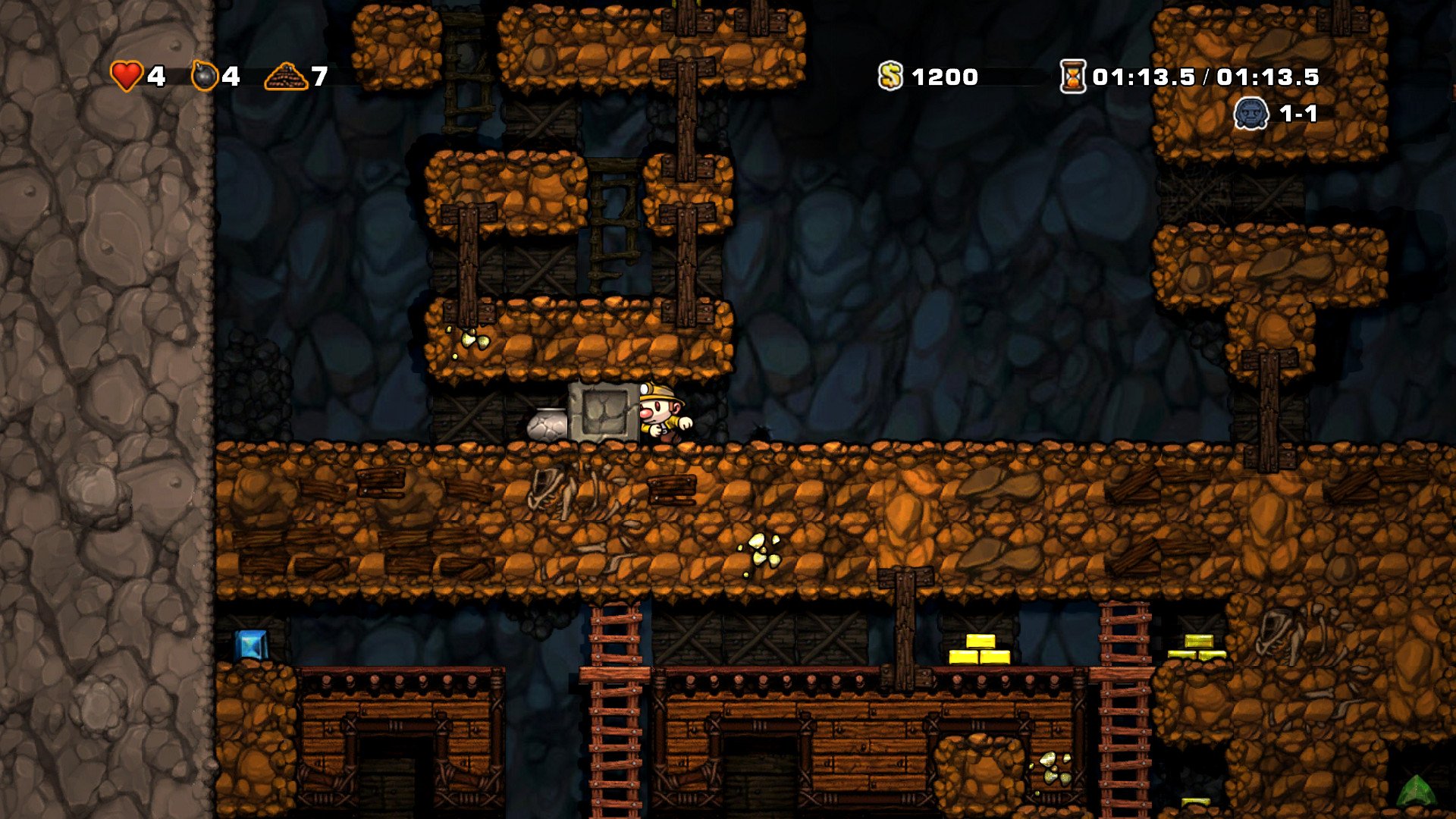 Screenshot for the game Spelunky (2013) PC | RePack от R.G. Механики