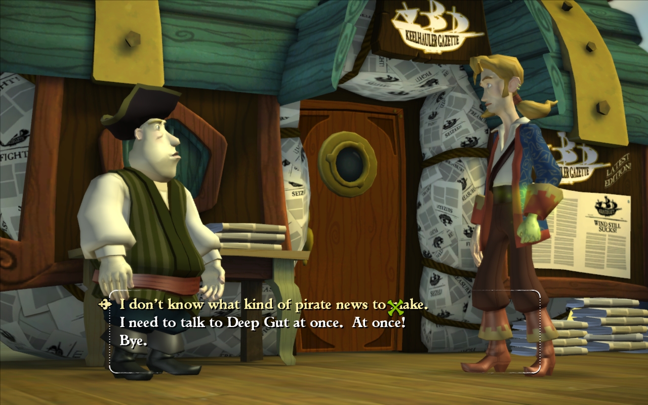 Screenshot for the game Tales of Monkey Island (2009) PC | RePack от R.G. Механики