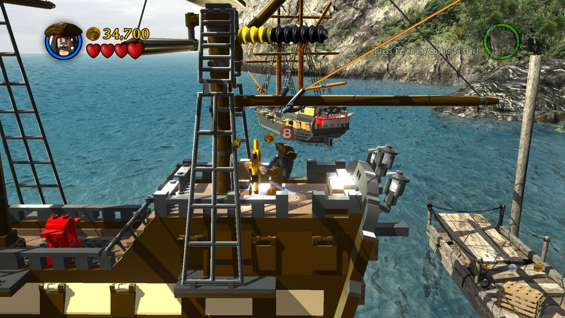 Screenshot for the game LEGO Pirates of the Caribbean (2011) PC | RePack от R.G. Механики