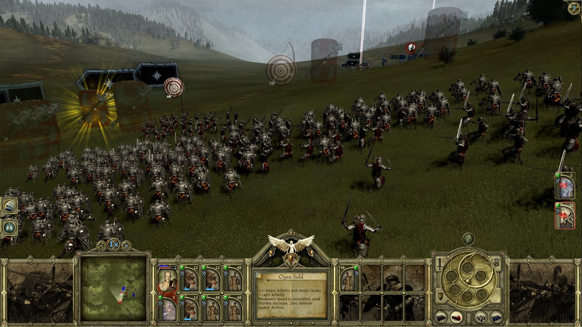 Screenshot for the game Король Артур / King Arthur: Fallen Champions [v 1.0.06] (2011) PC | RePack от R.G. Механики