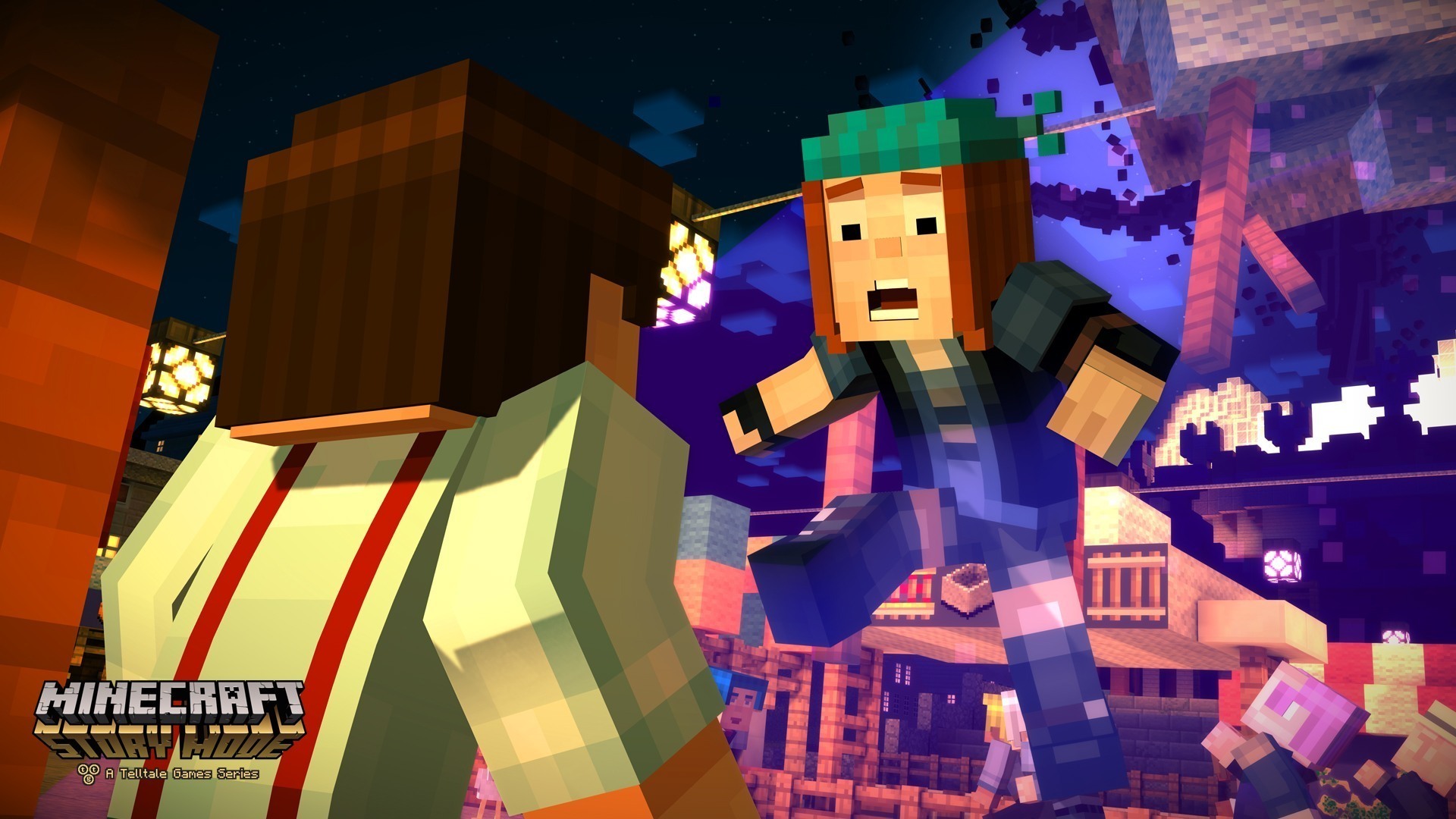 Screenshot for the game Minecraft: Story Mode - A Telltale Games Series. Episode 1-8 (2015) PC | RePack от R.G. Механики
