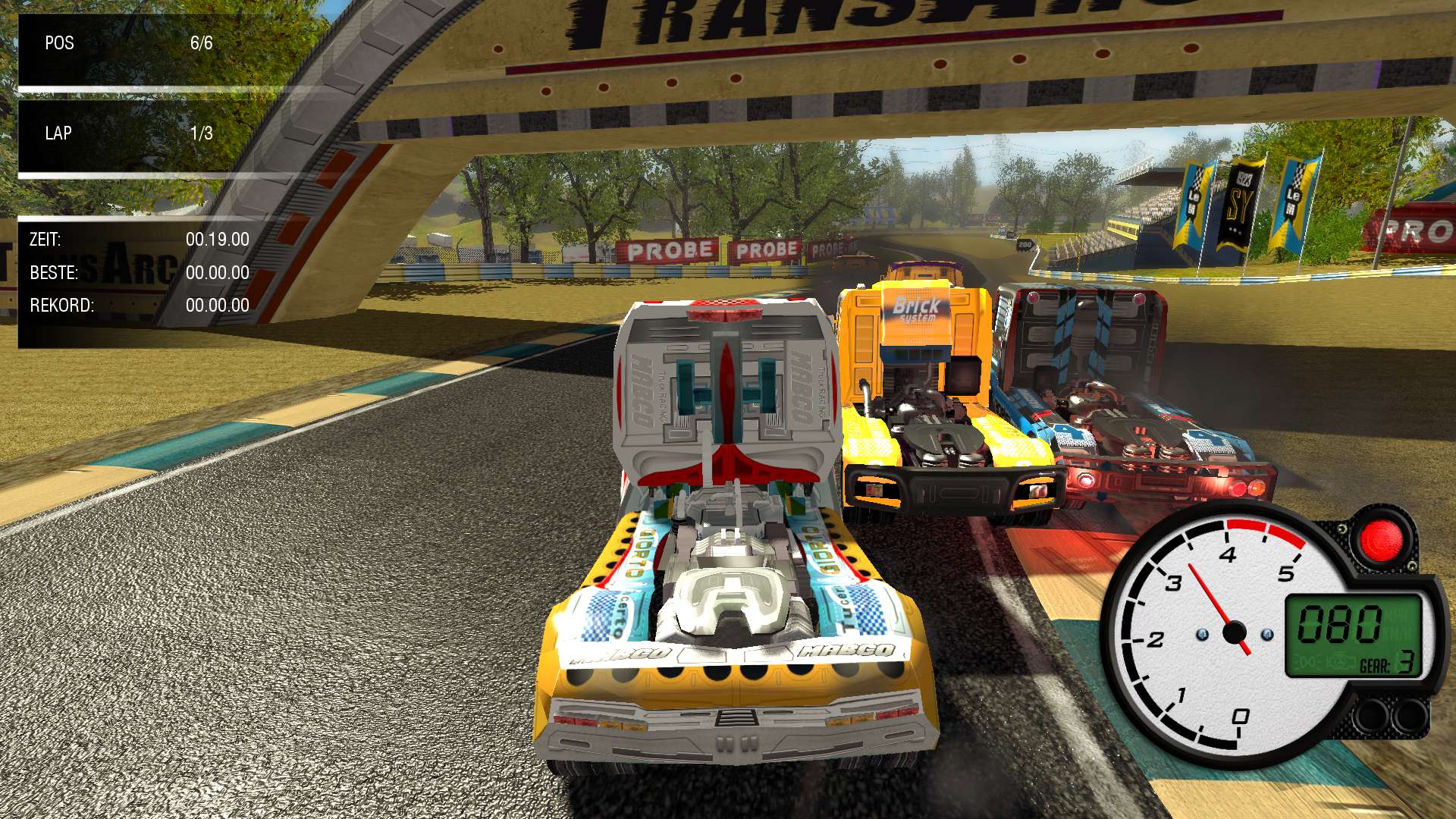 Screenshot for the game World Truck Racing (2014) PC | RePack by R.G. The mechanics