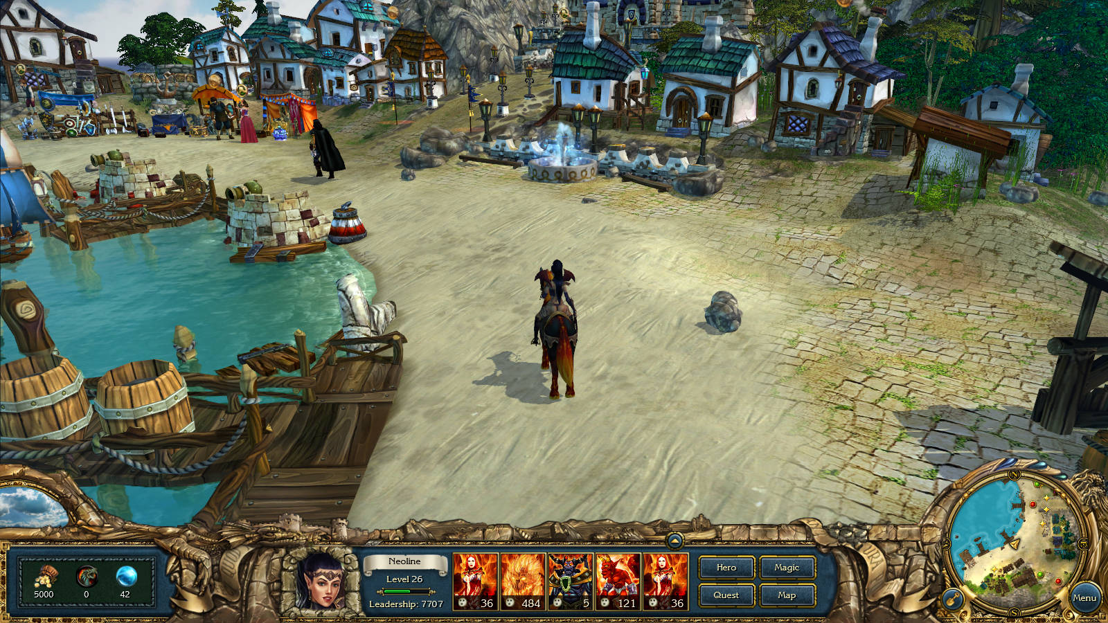 Screenshot for the game King's Bounty: Темная Сторона / King's Bounty: Dark Side (2014) PC | RePack от R.G. Механики