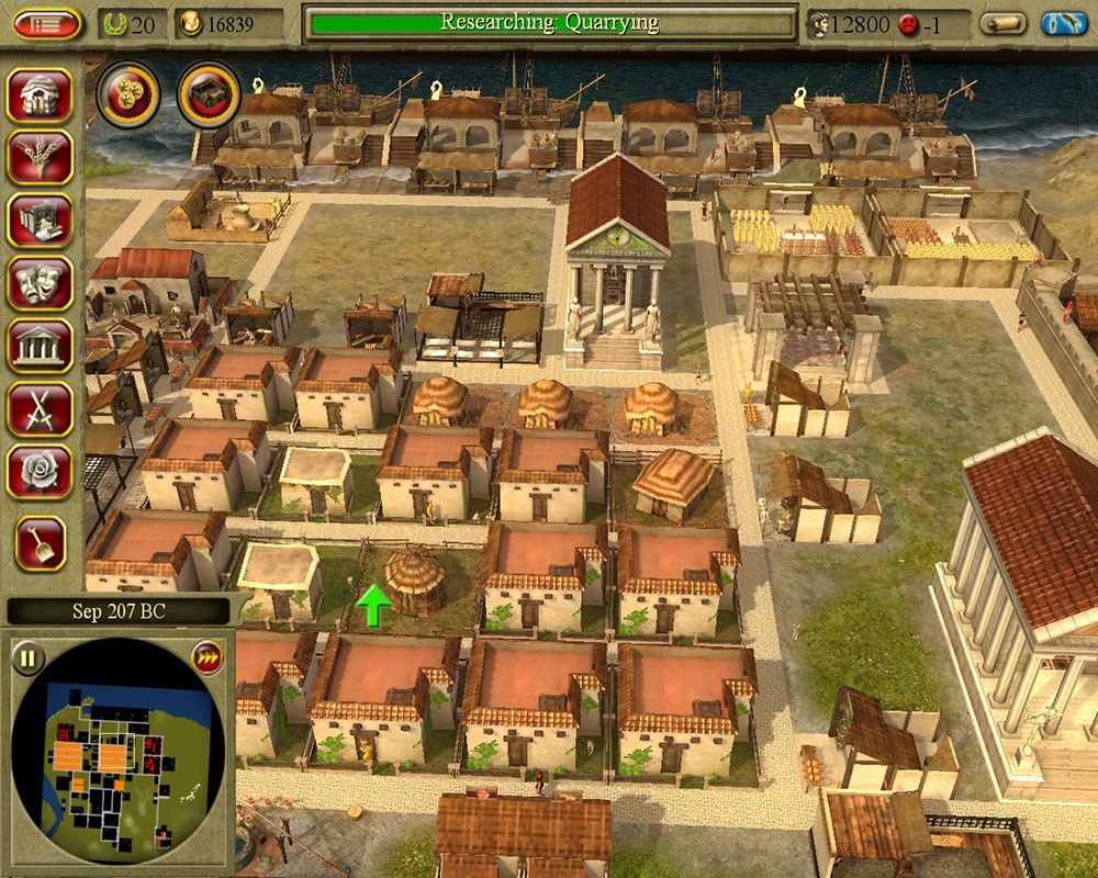 Screenshot for the game CivCity: Rome (2008) PC | RePack от R.G. Механики