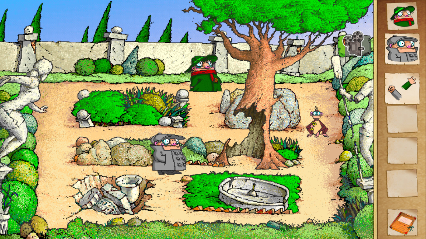 Screenshot for the game Братья-Пилоты: По следам полосатого слона (1997) PC | RePack от R.G. Механики