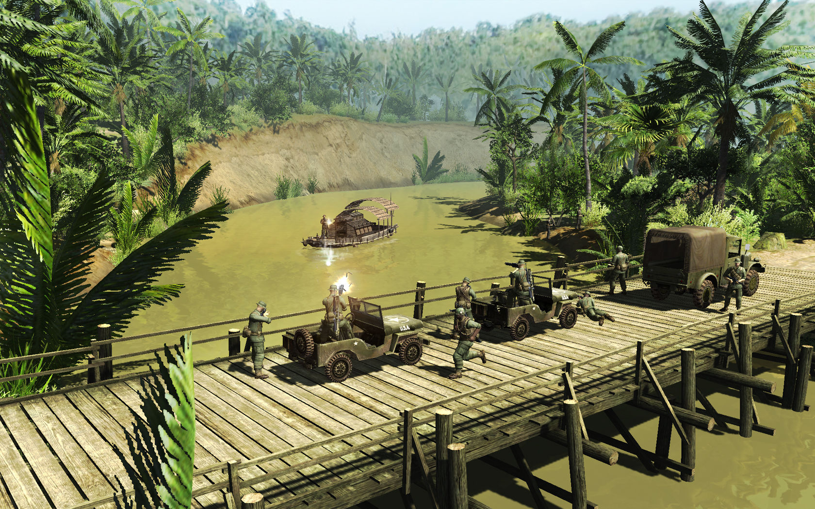Screenshot for the game Диверсанты: Вьетнам / Men Of War: Vietnam (2011) PC | RiP от R.G. Механики