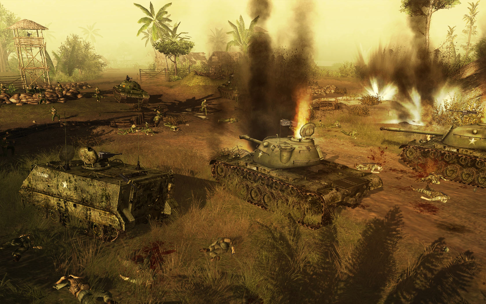Screenshot for the game Диверсанты: Вьетнам / Men Of War: Vietnam (2011) PC | RiP от R.G. Механики