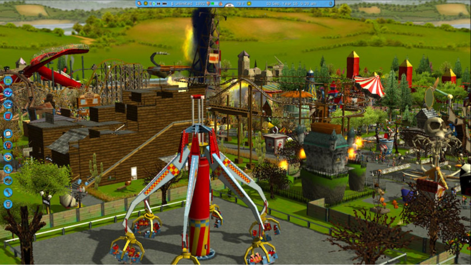 Screenshot for the game RollerCoaster Tycoon 3: Platinum (2006) PC | RePack от R.G. Механики