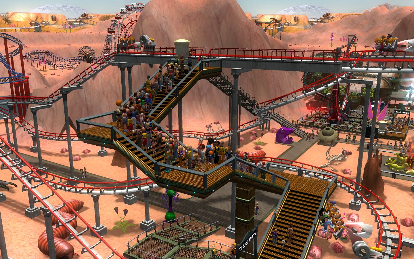 Screenshot for the game RollerCoaster Tycoon 3: Platinum (2006) PC | RePack от R.G. Механики