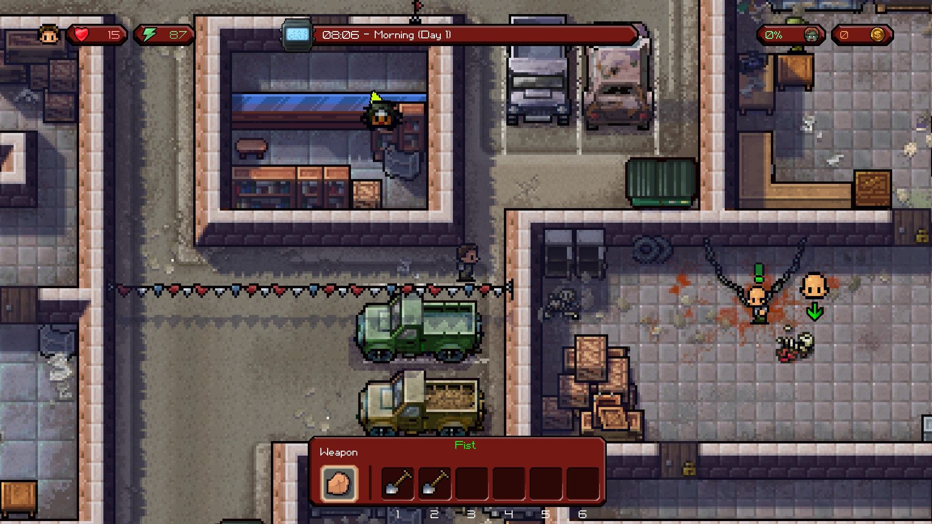 Screenshot for the game The Escapists: The Walking Dead (2015) PC | RePack от R.G. Механики