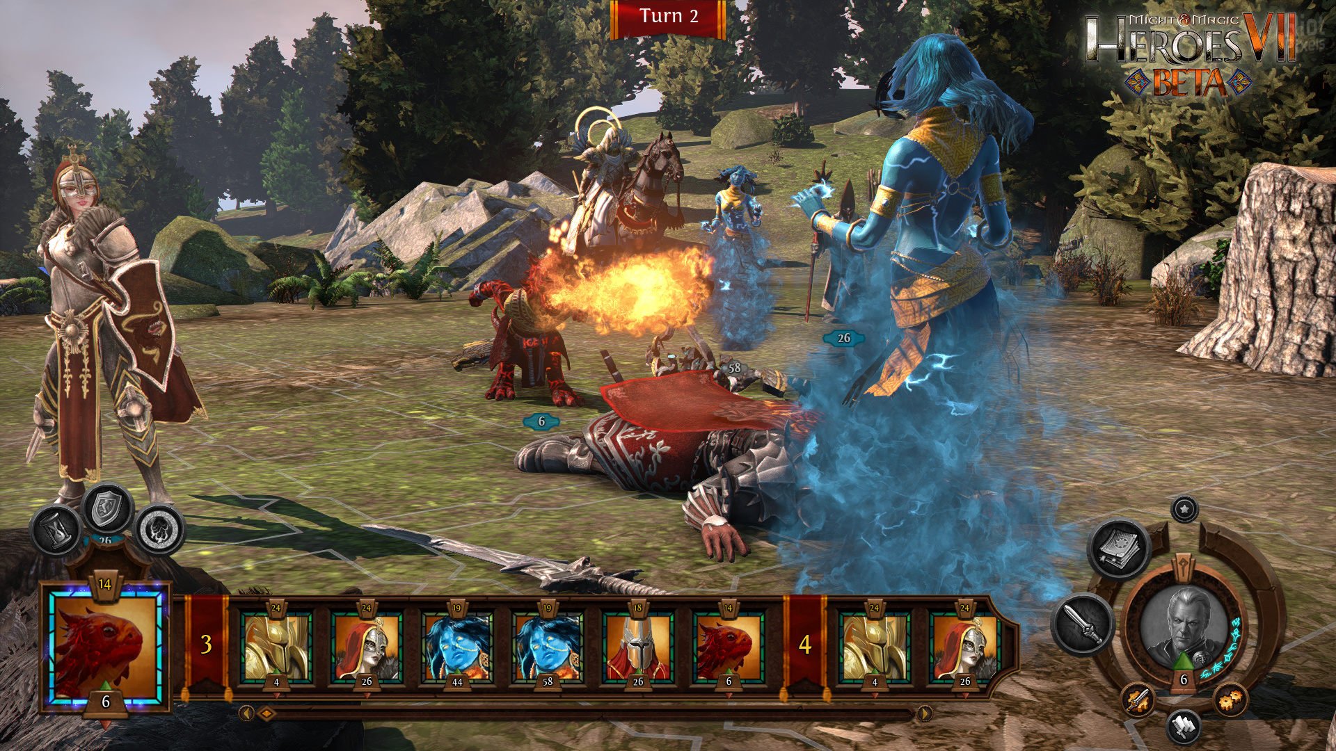 Screenshot for the game Heroes of Might and Magic 7 / Might and Magic Heroes VII: Deluxe Edition [v 1.60] (2015) PC | RePack by R.G. Mechanics