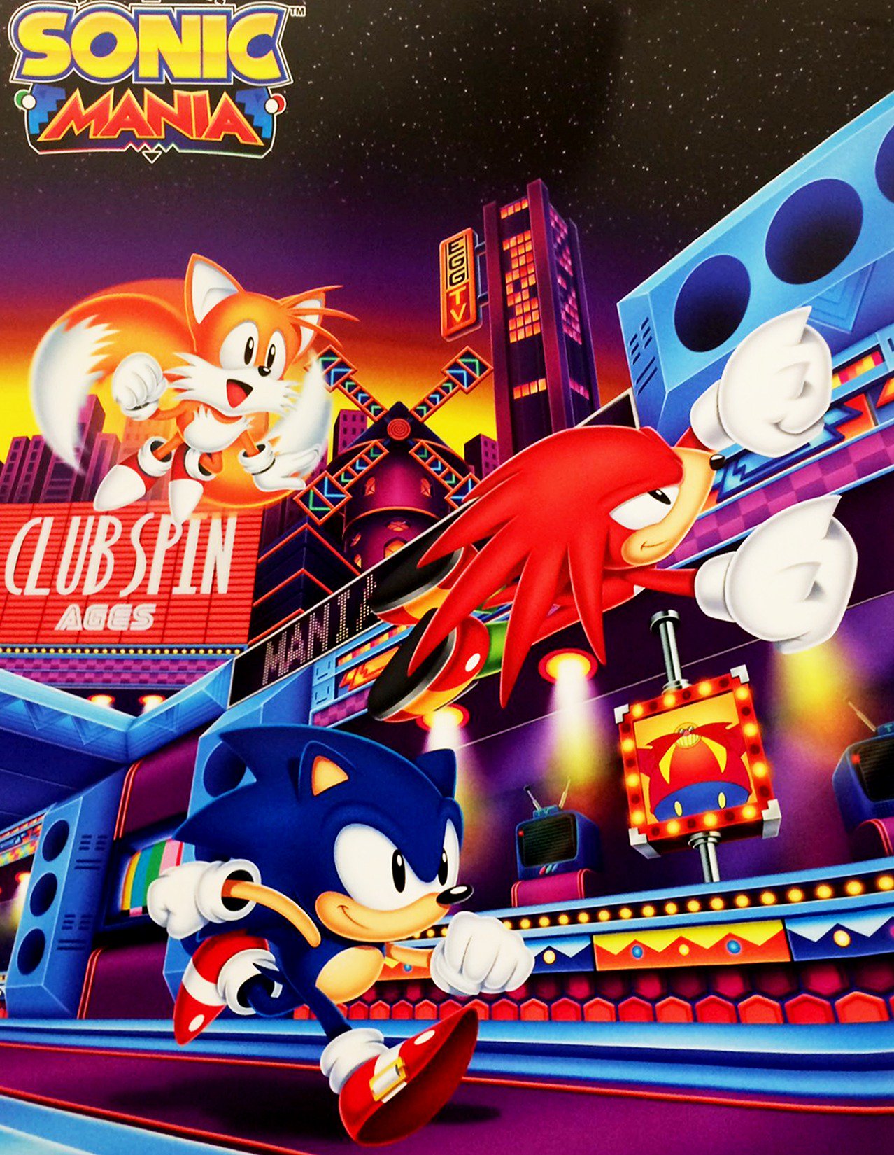 Poster Sonic Mania (2017)