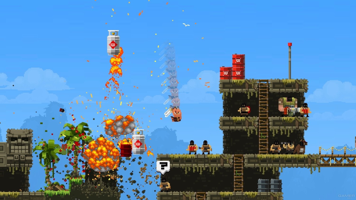 Screenshot for the game Broforce