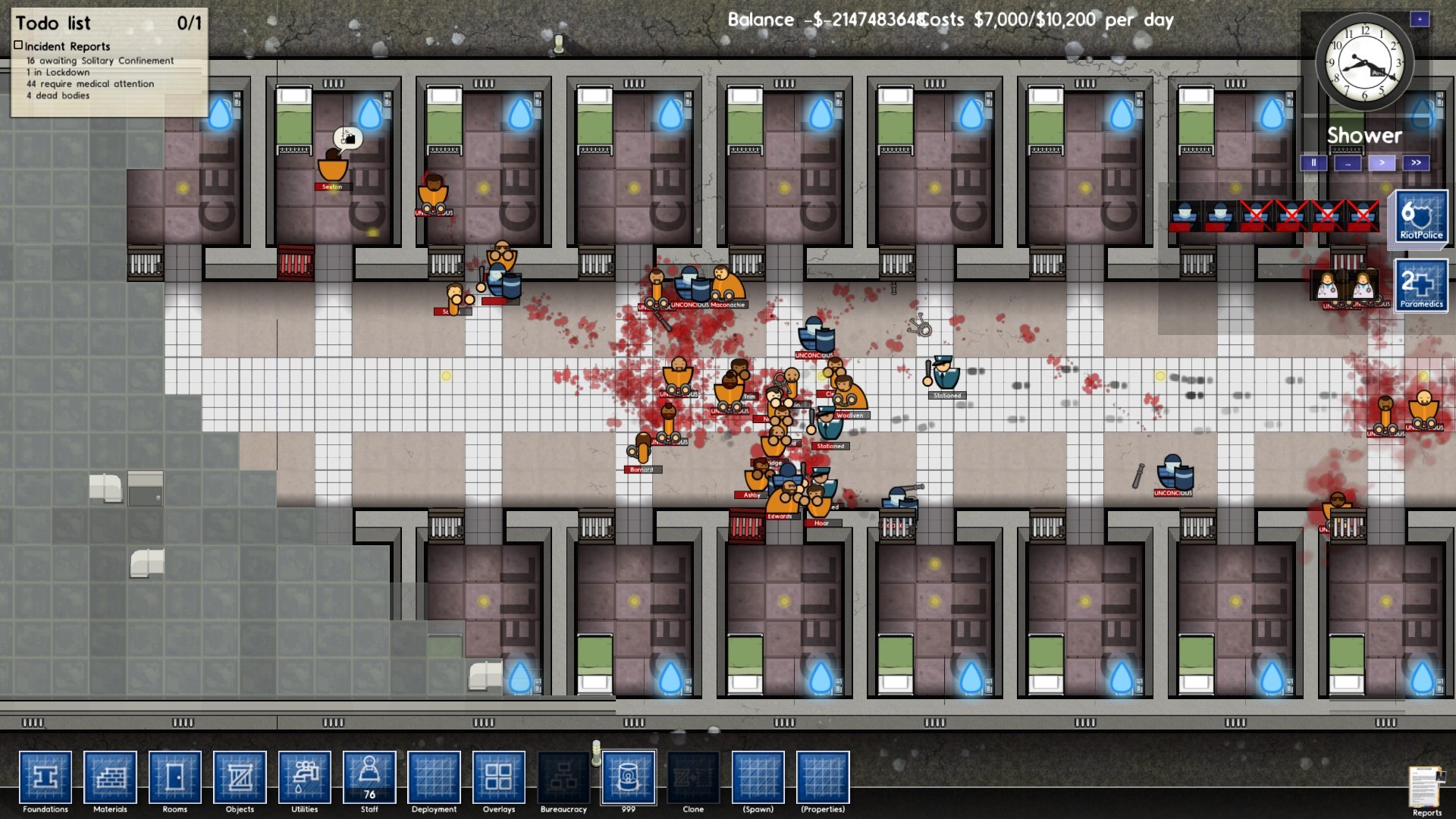 Screenshot for the game Prison Architect (v9502) [GOG