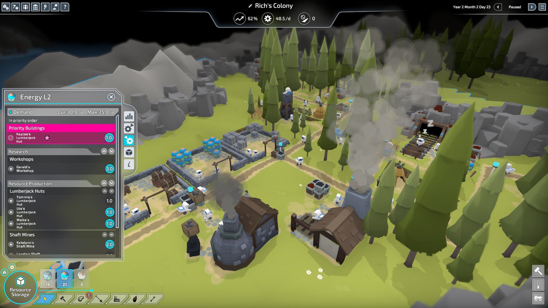 Screenshot for the game The Colonists