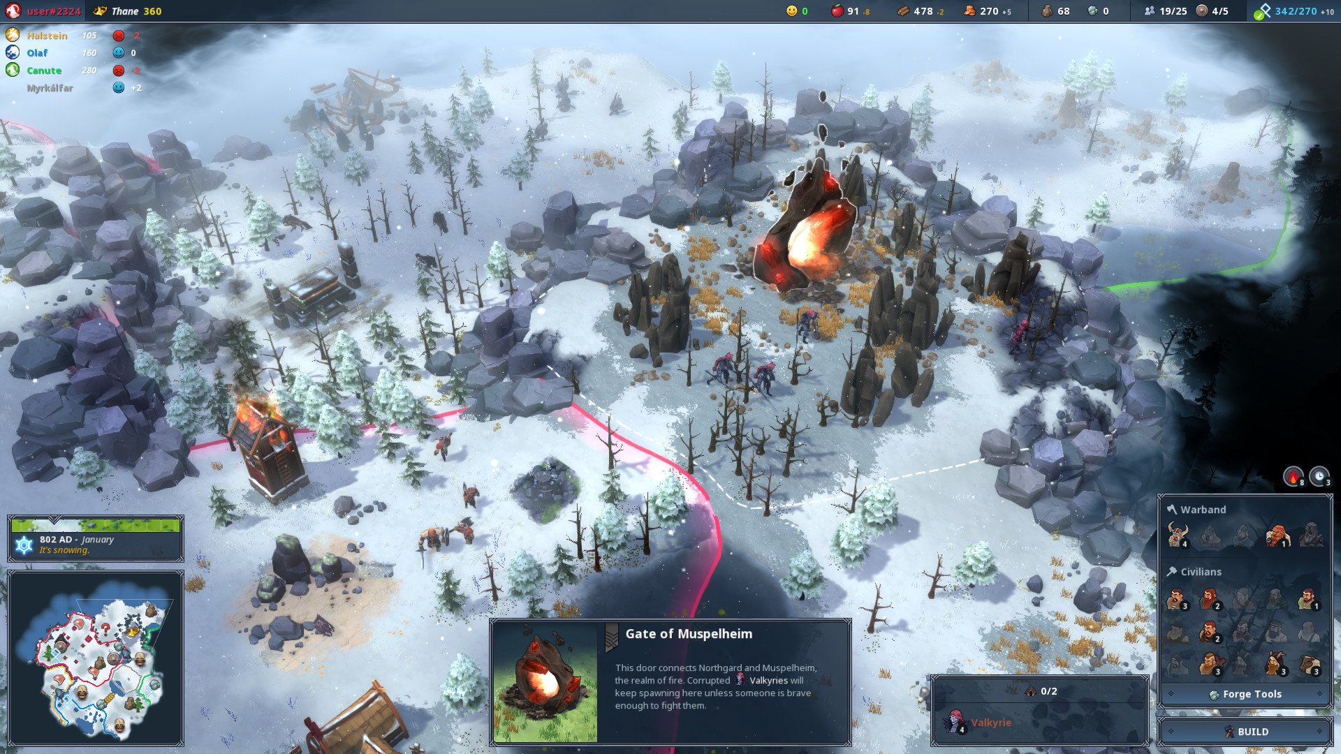Screenshot for the game Northgard V.2.8.3.25932 [GOG]