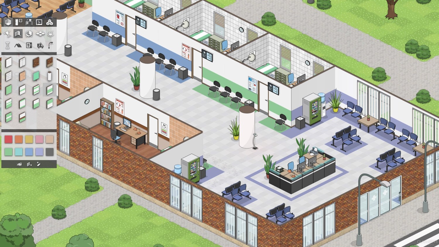 Screenshot for the game Project Hospital v.1.2.22045 + 4 DLC [GOG] (2018) download torrent License