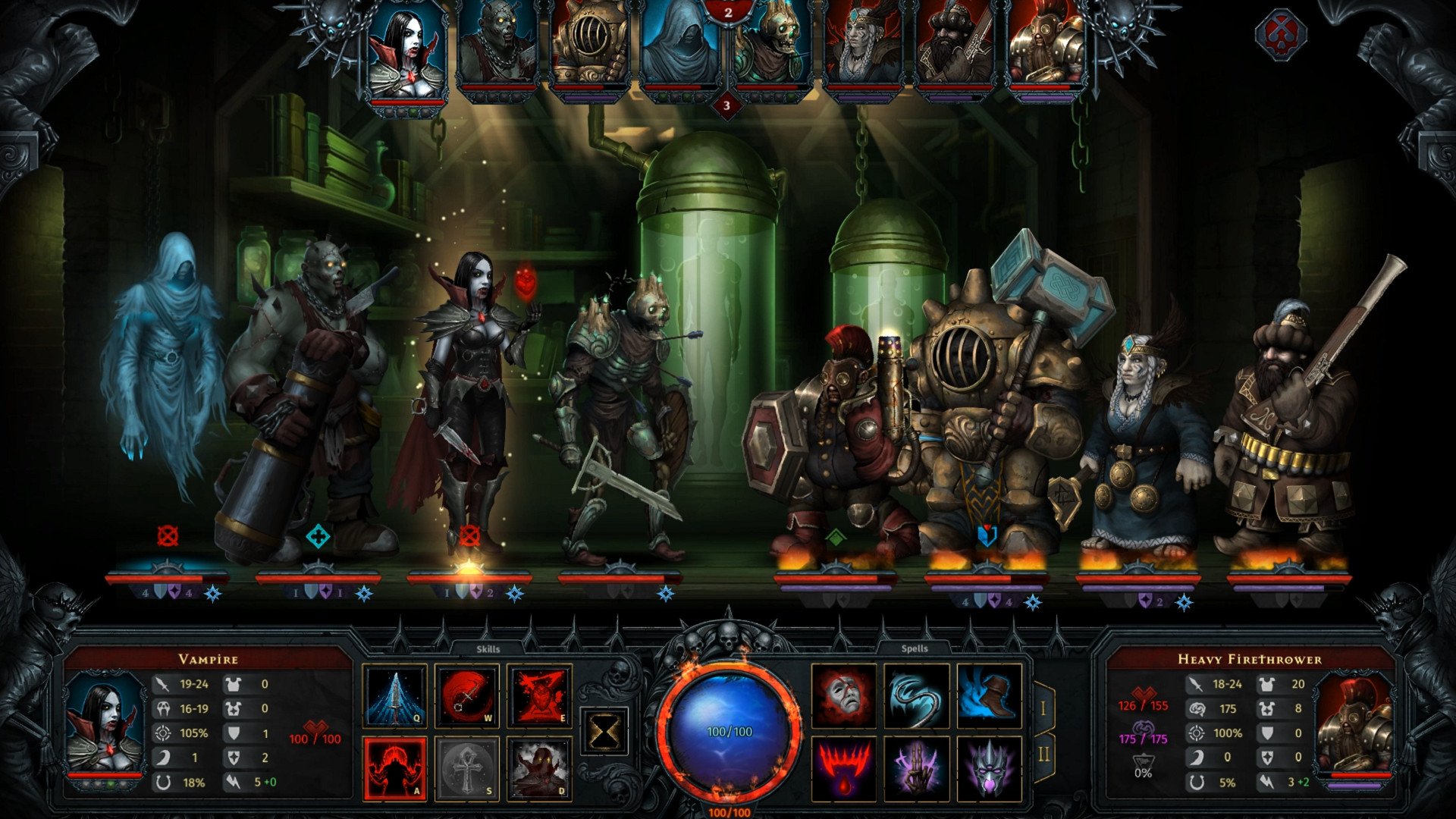 Screenshot for the game Iratus: Lord of the Dead v.181.02.00 [GOG] (2020) download torrent License