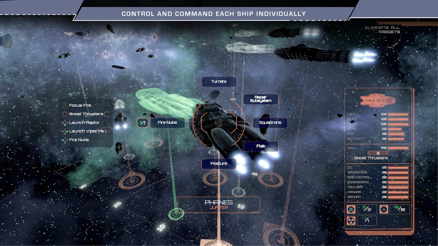 Screenshot for the game Battlestar Galactica Deadlock v.1.5.109a [GOG] (2017)  torrent download License