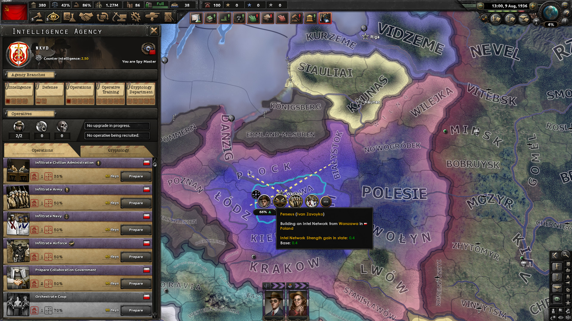 Screenshot for the game Hearts of Iron IV: Field Marshal Edition