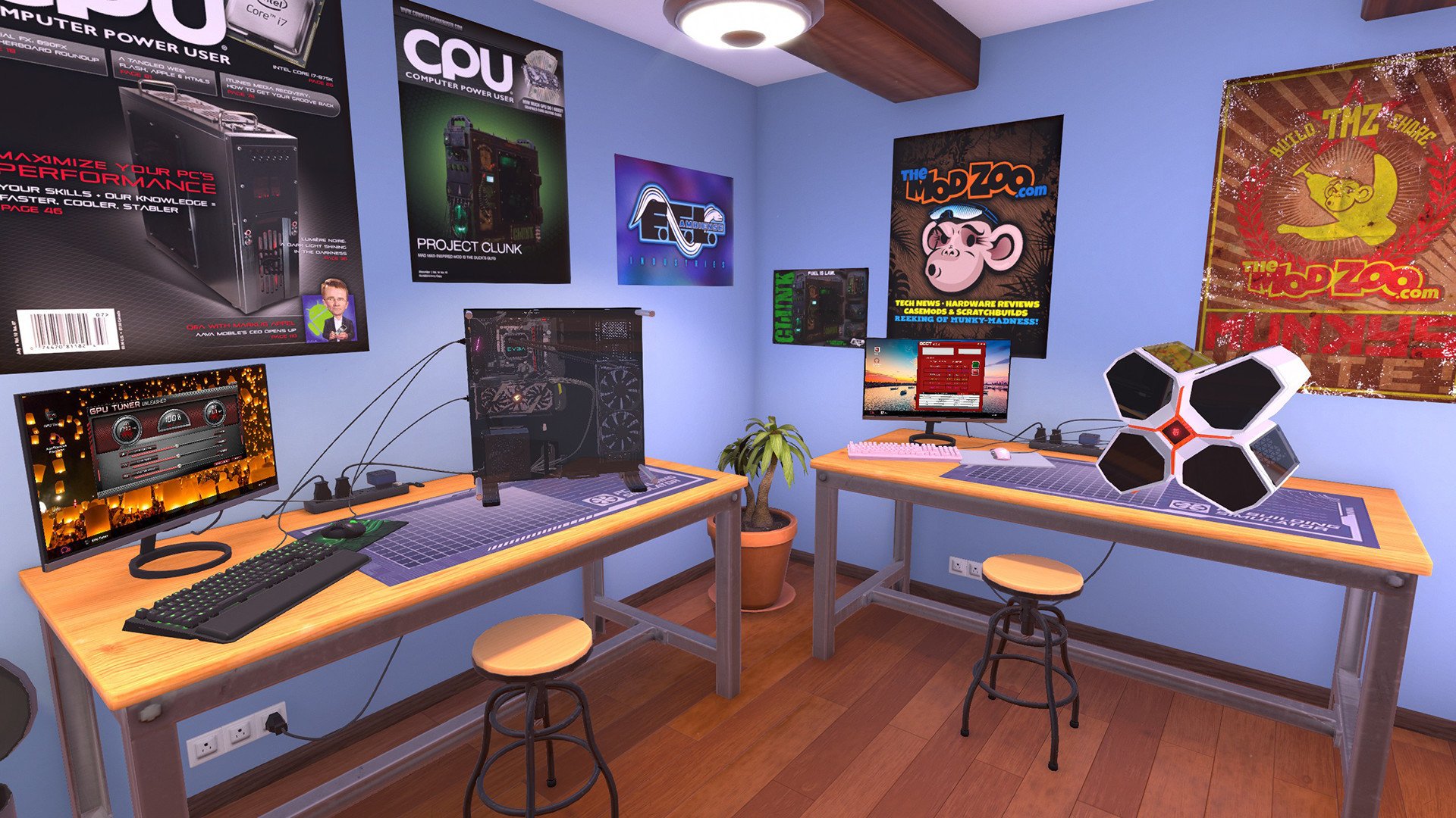 Screenshot for the game PC Building Simulator Beta v1.2 [GOG] (2019) download torrent License
