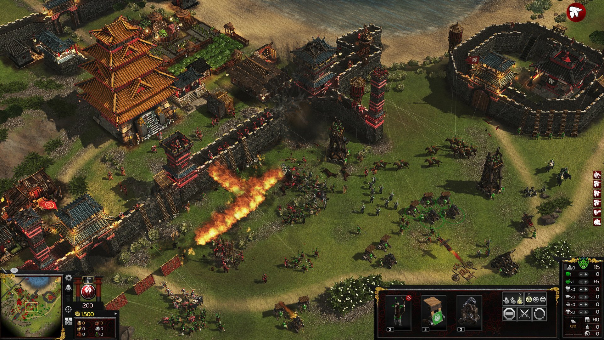 Screenshot for the game Stronghold: Warlords