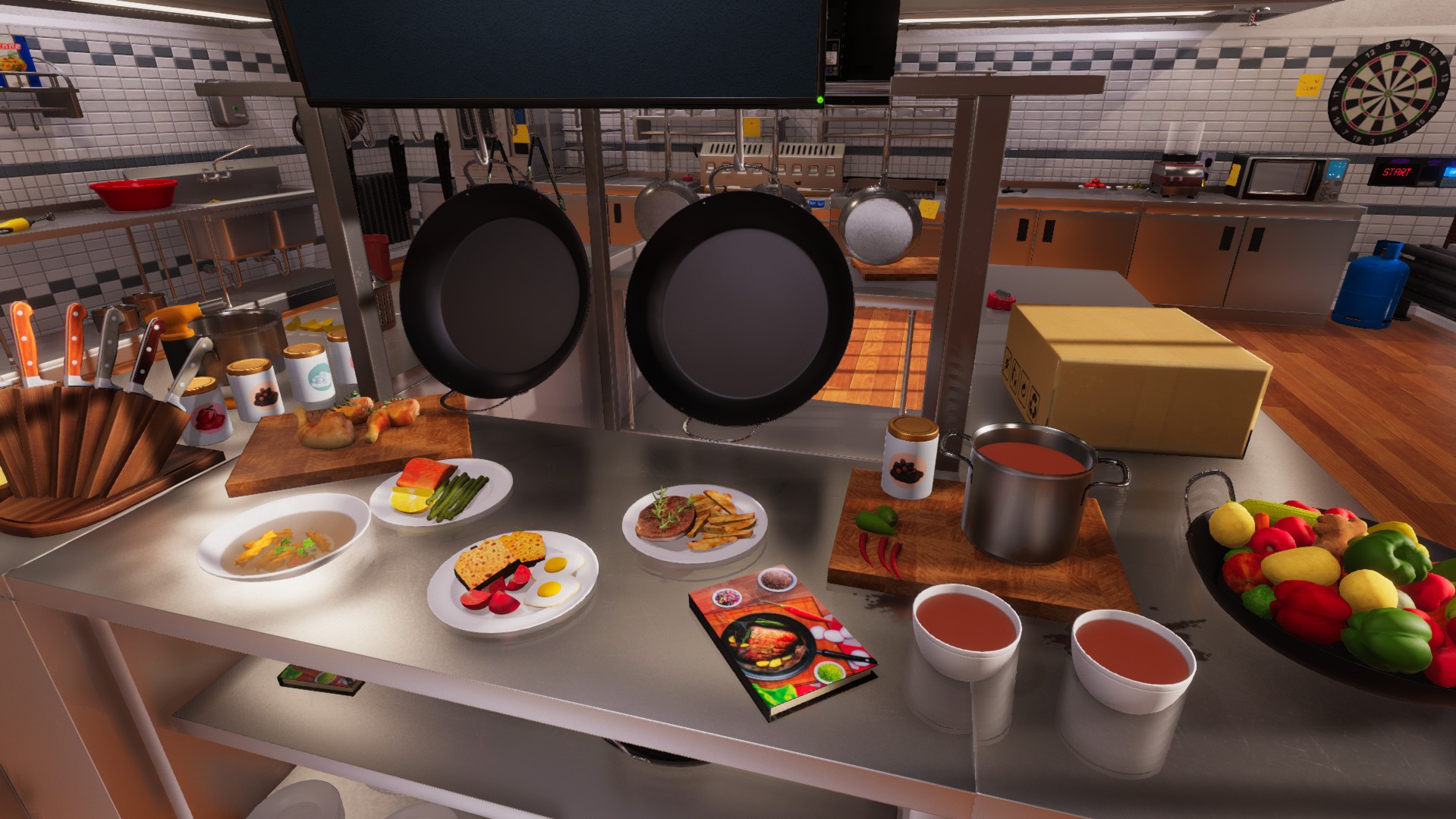 Screenshot for the game Cooking Simulator [ 5.2.1 + Shelter +DLC] (2019)