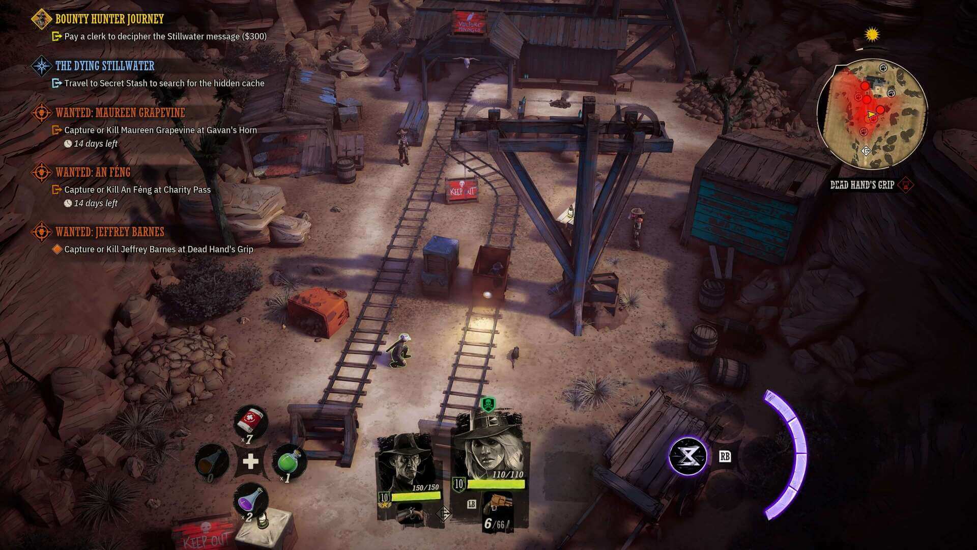 Screenshot for the game Weird West