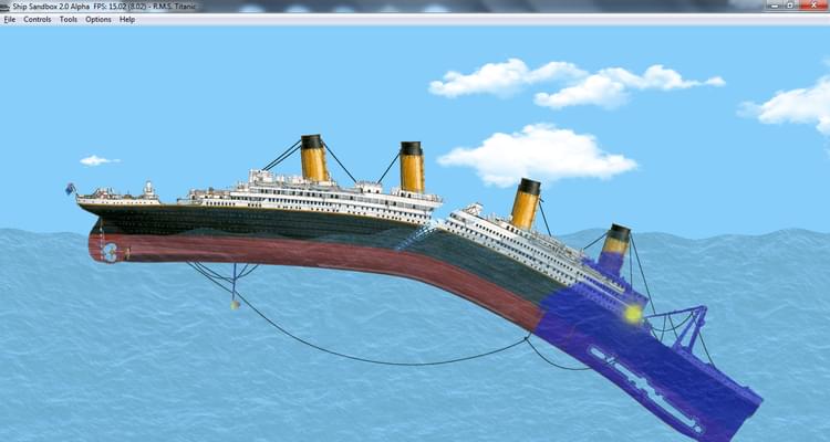 Screenshot for the game Floating Sandbox
