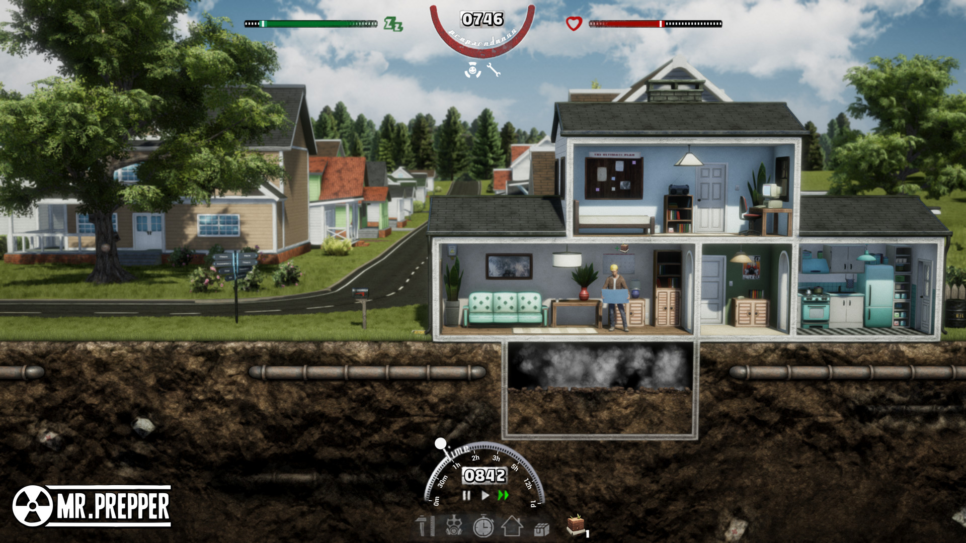 Screenshot for the game Mr. Prepper